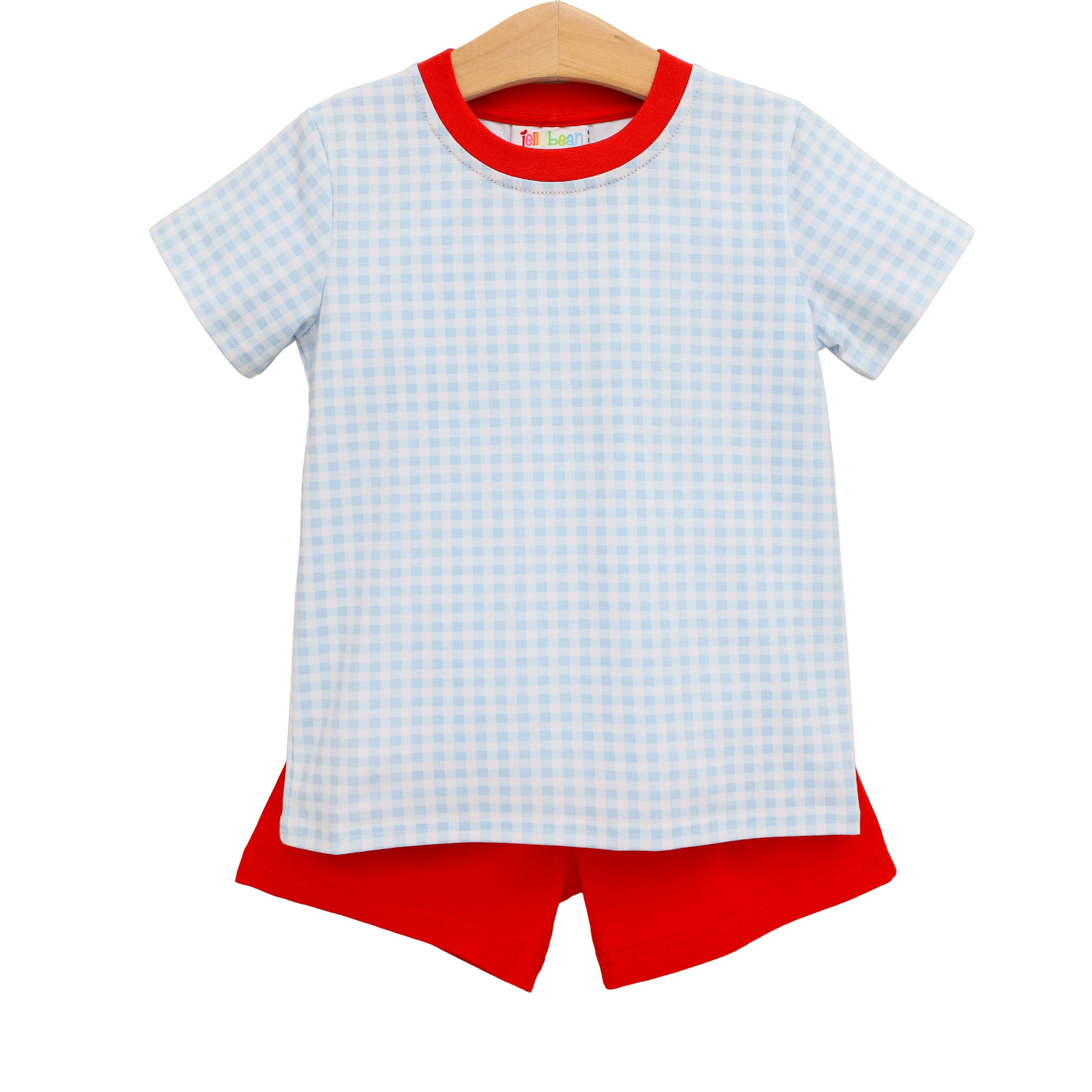 Southern Summer Gingham Graham Short Set