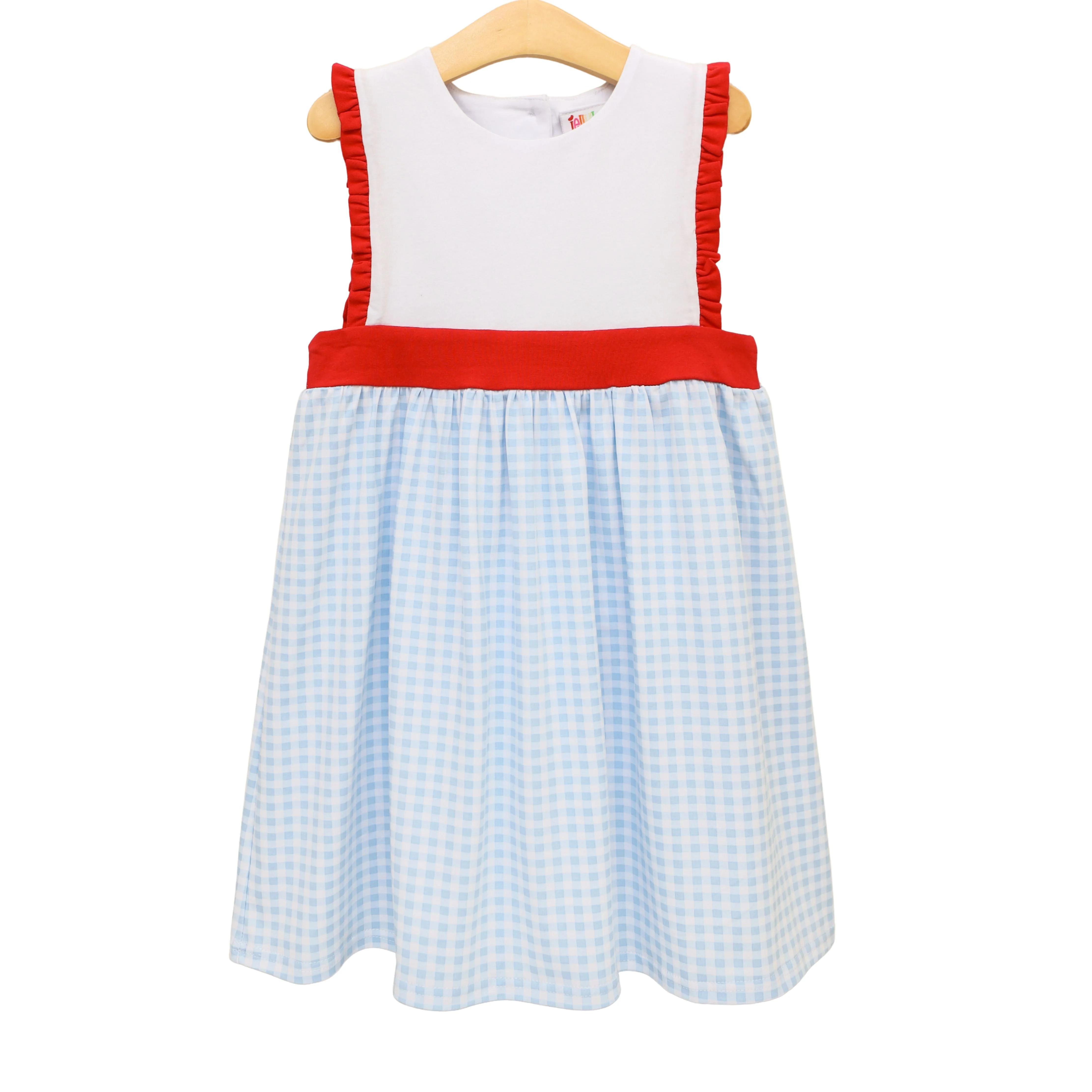 Southern Summer Gingham Sophia Dress