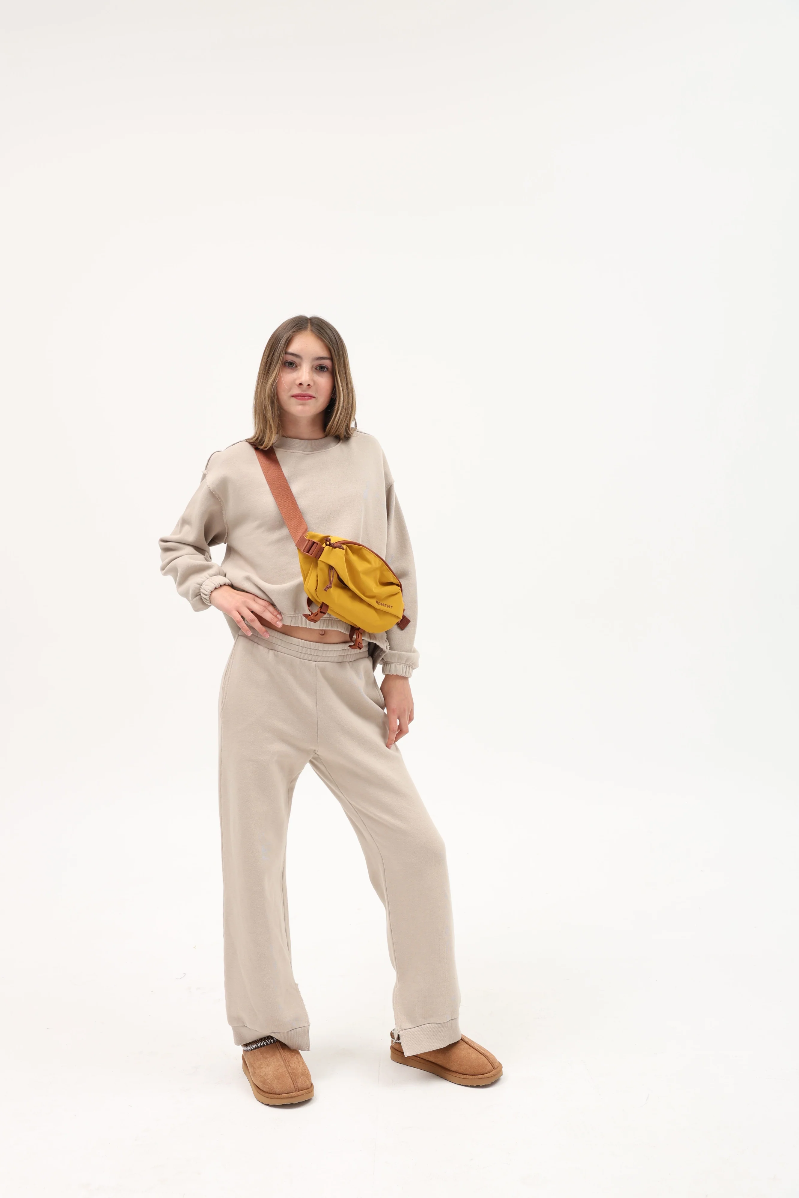 Soy Latte Split Hem Pant - Image 2