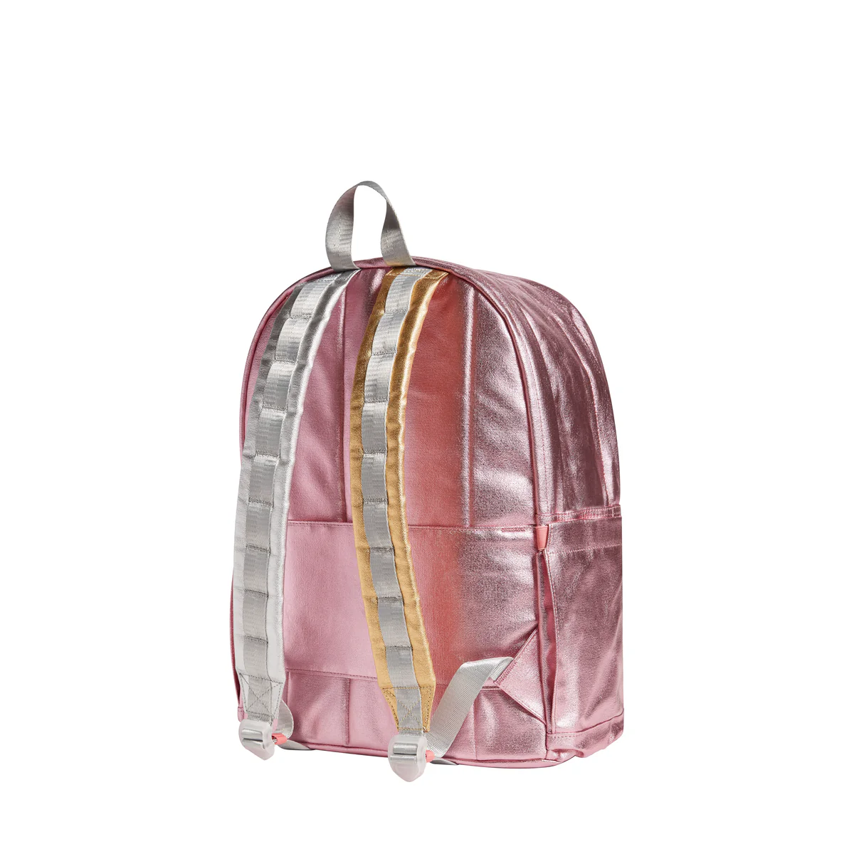 State Bag - Pink/Silver Kane Double Pocket Large Backpack - Image 2