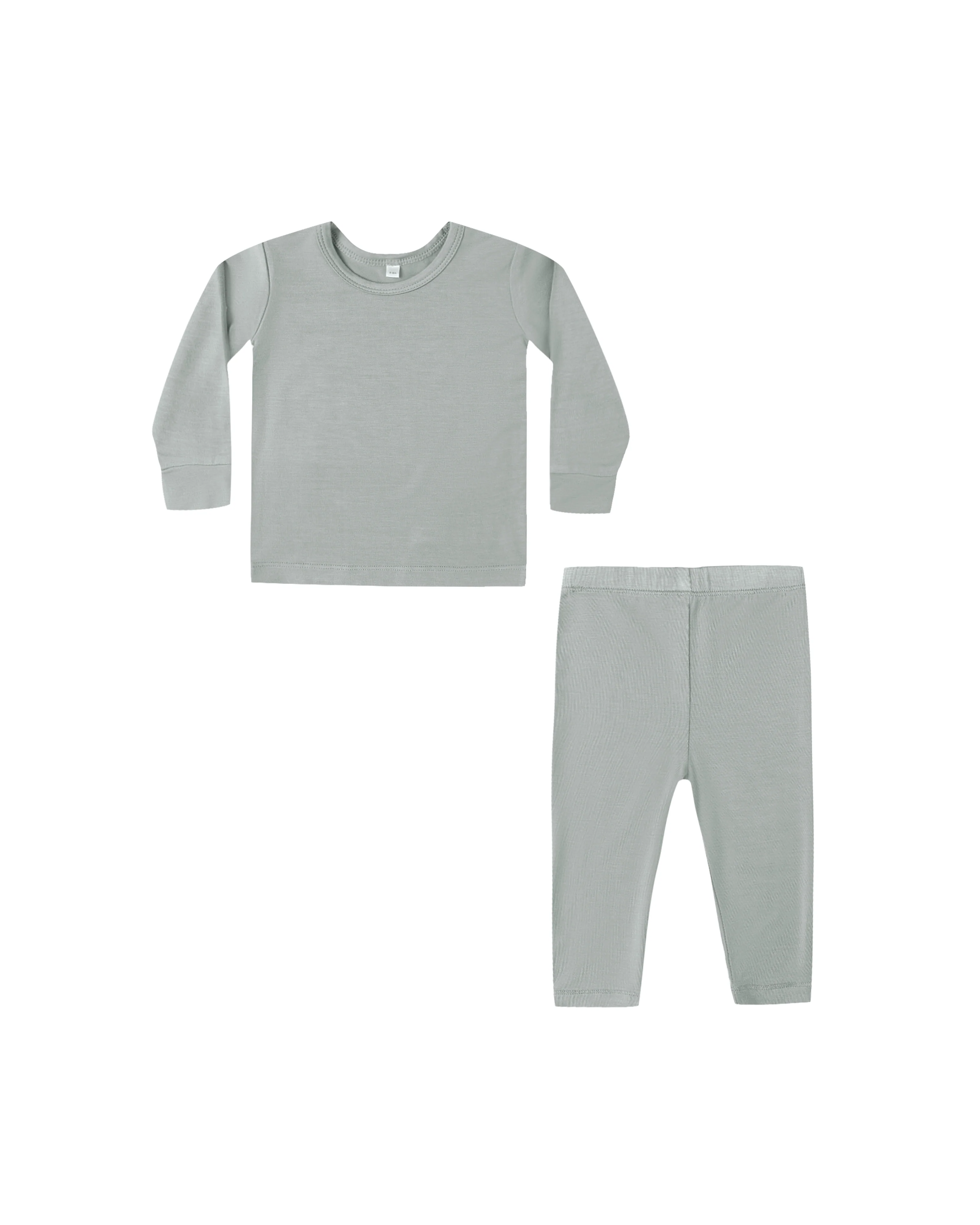 Steel Blue Bamboo Pajama Set