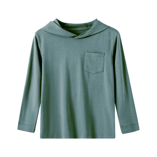 Steel Blue Lightweight Hoodie