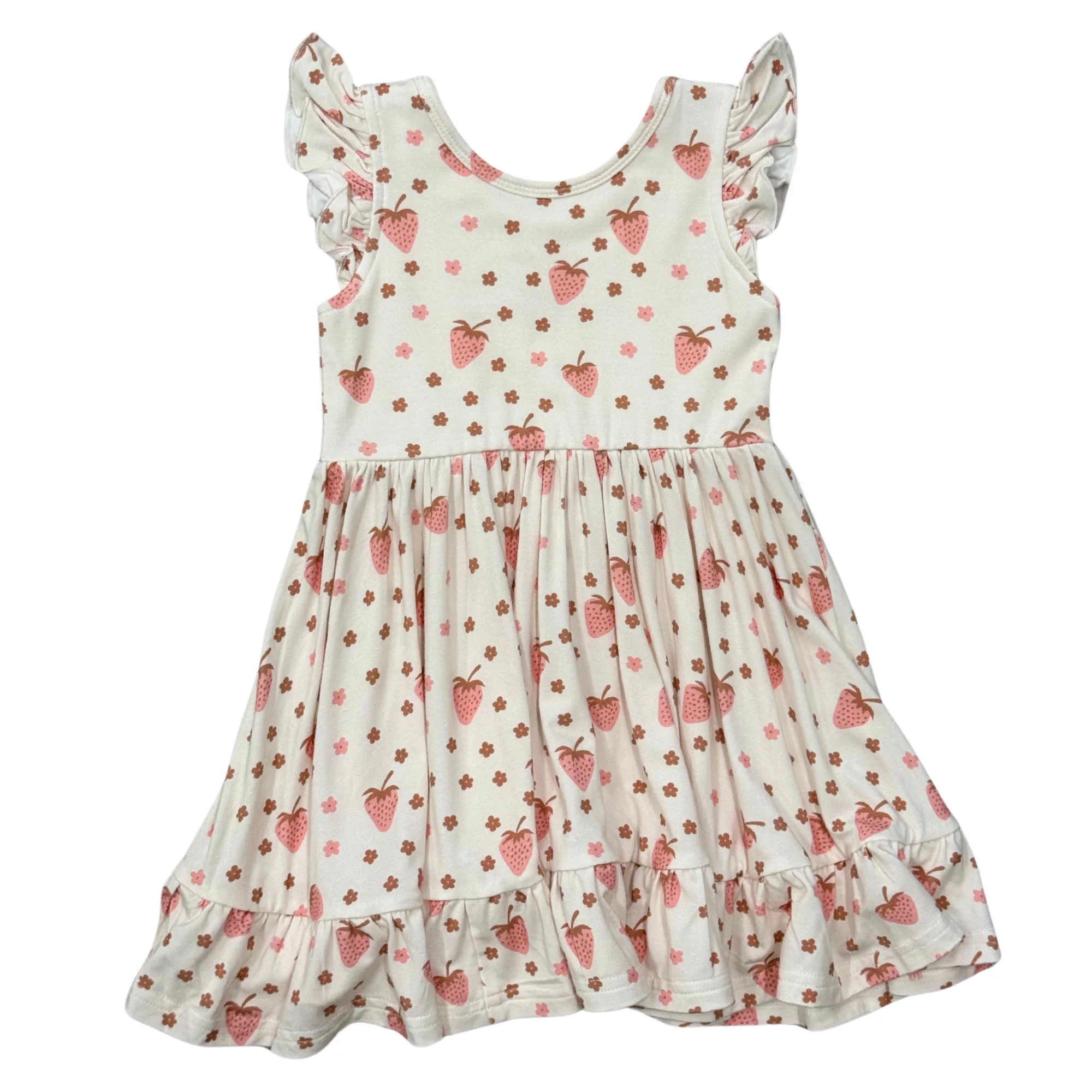 Strawberries Twirl Dress