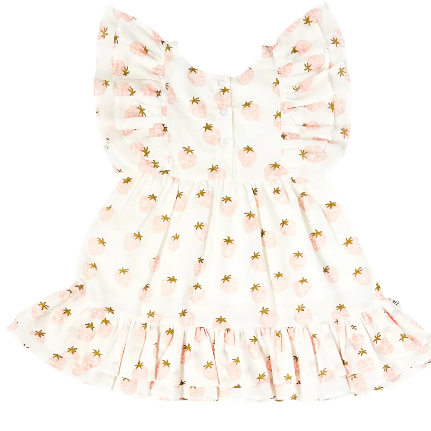 Strawberry Frill Sleeve Dress - Image 2