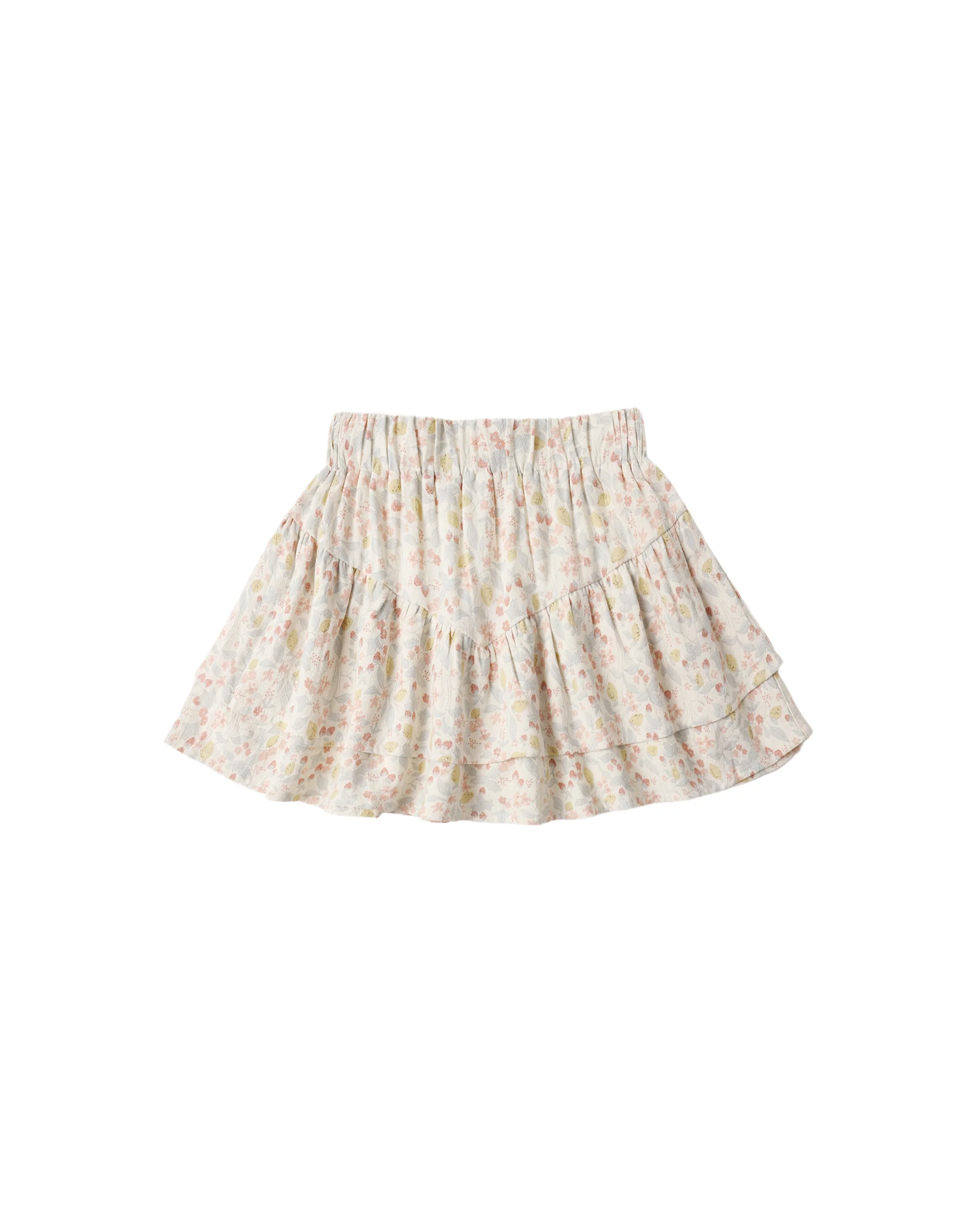 Summer Garden Tiered Mini Skirt