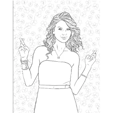 Super FAN-tastic TS Coloring & Activity Book - Image 2