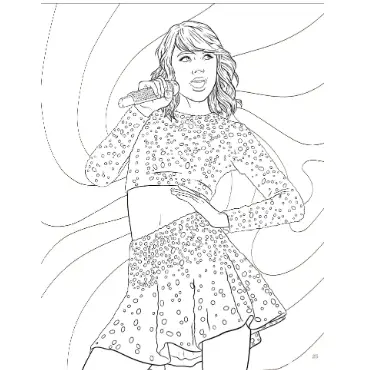 Super FAN-tastic TS Coloring & Activity Book - Image 4