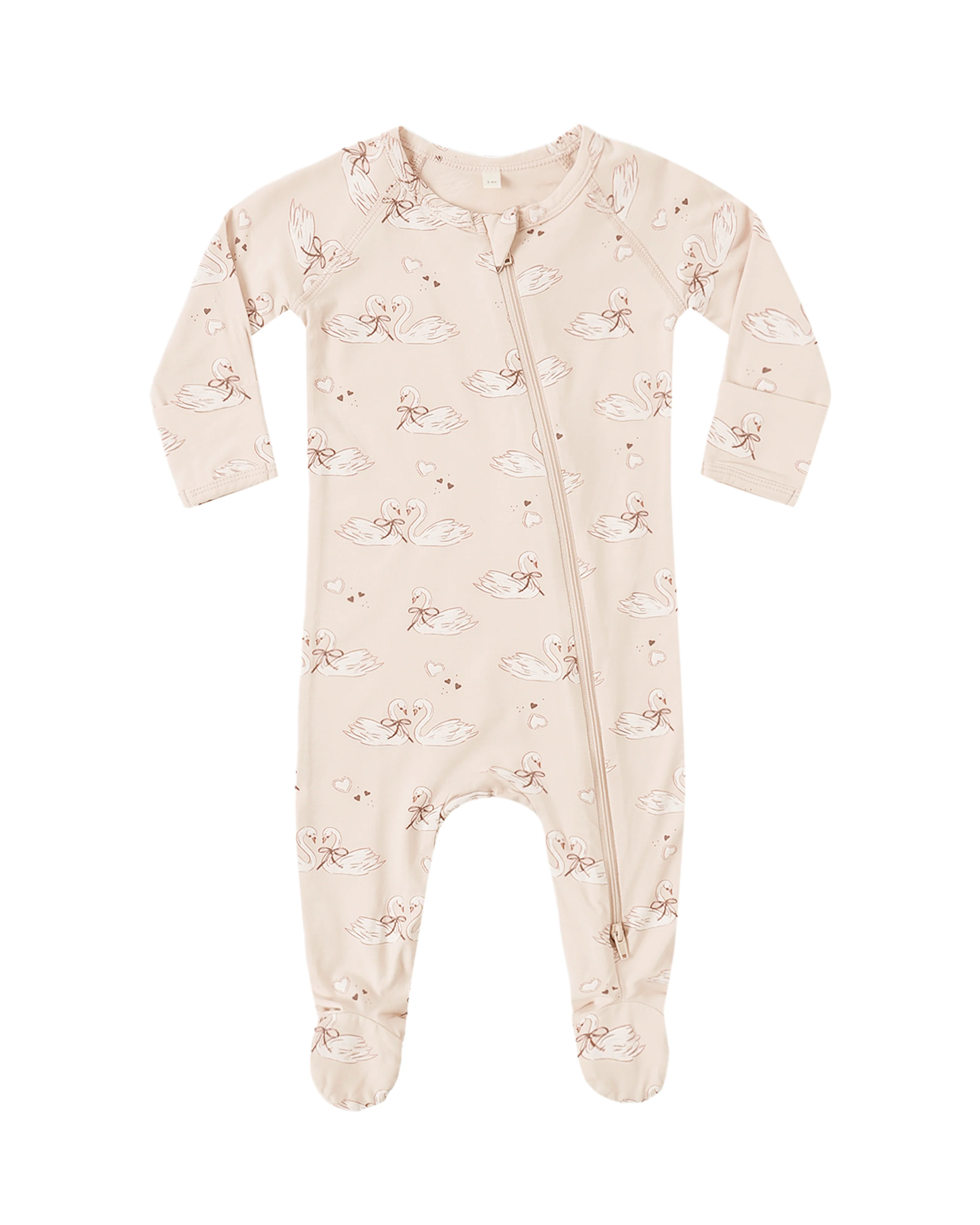 Swans Bamboo Zip Footie