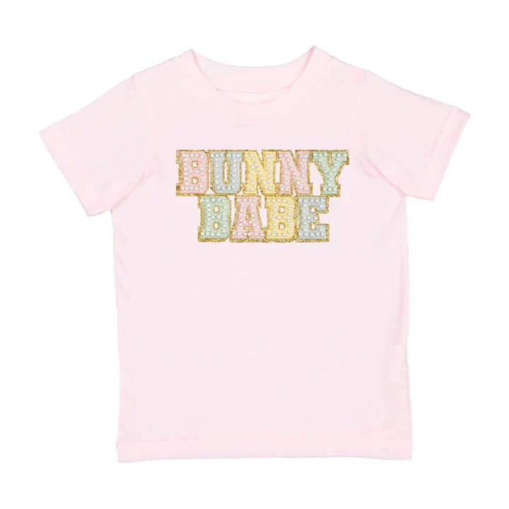 Sweet Wink - Bunny Babe Patch Easter Short Sleeve T-Shirt - Ballet