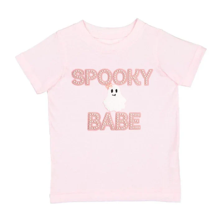 Sweet Wink - Spooky Babe Patch Halloween Short Sleeve T-Shirt - Ballet