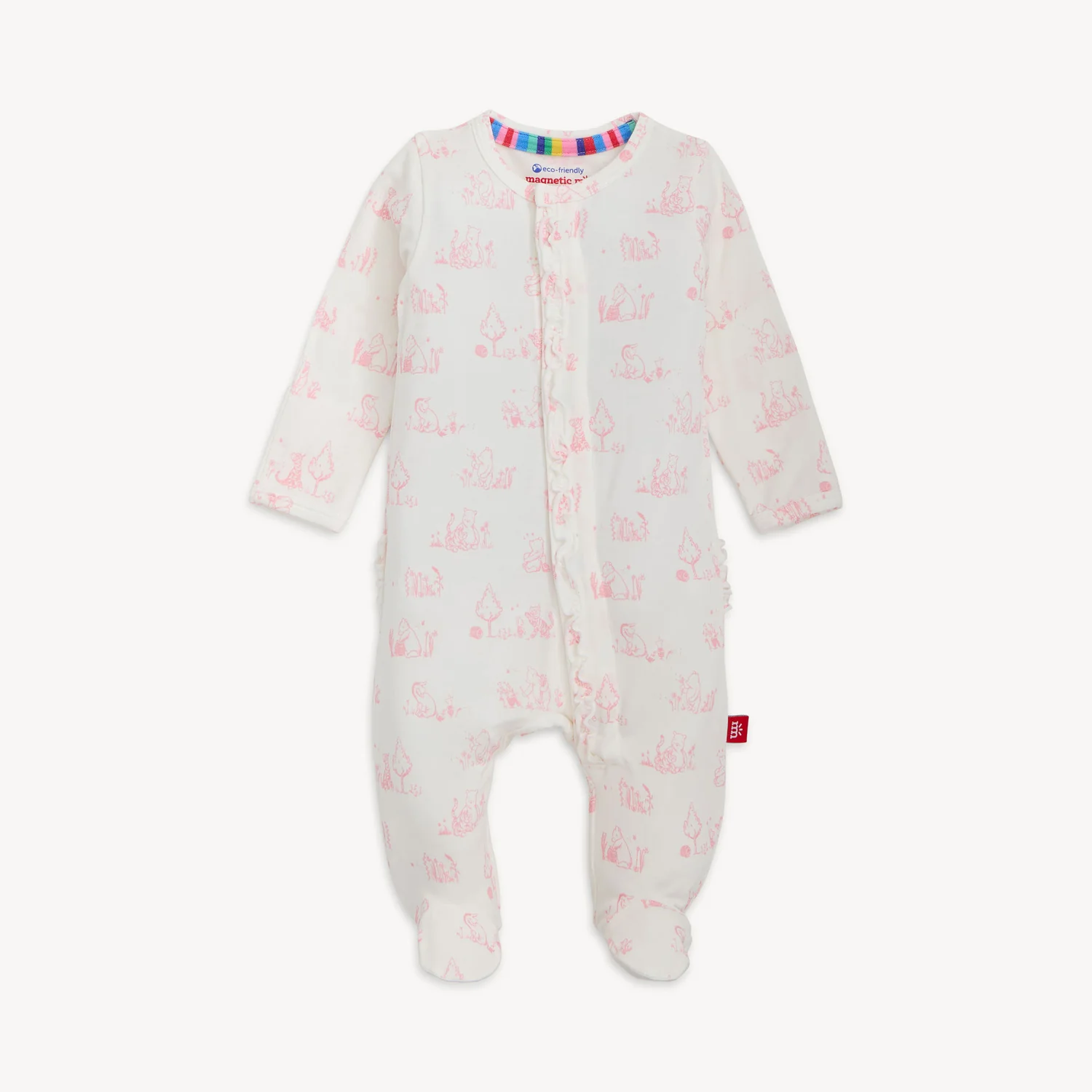 Sweeter Than Honey Magnetic Footie W Ruffle