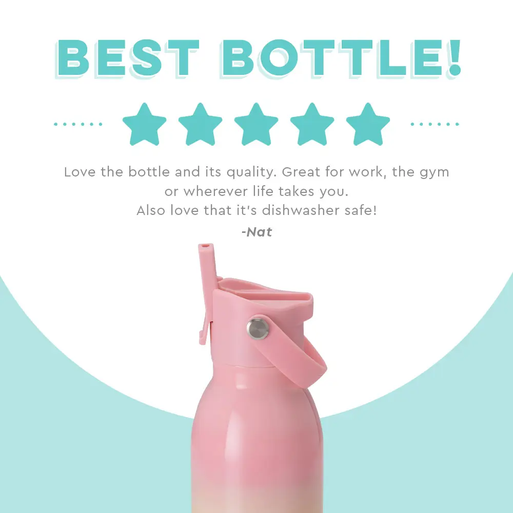 Swig - Over The Rainbow Flip + Sip Water Bottle (20oz) - Image 3