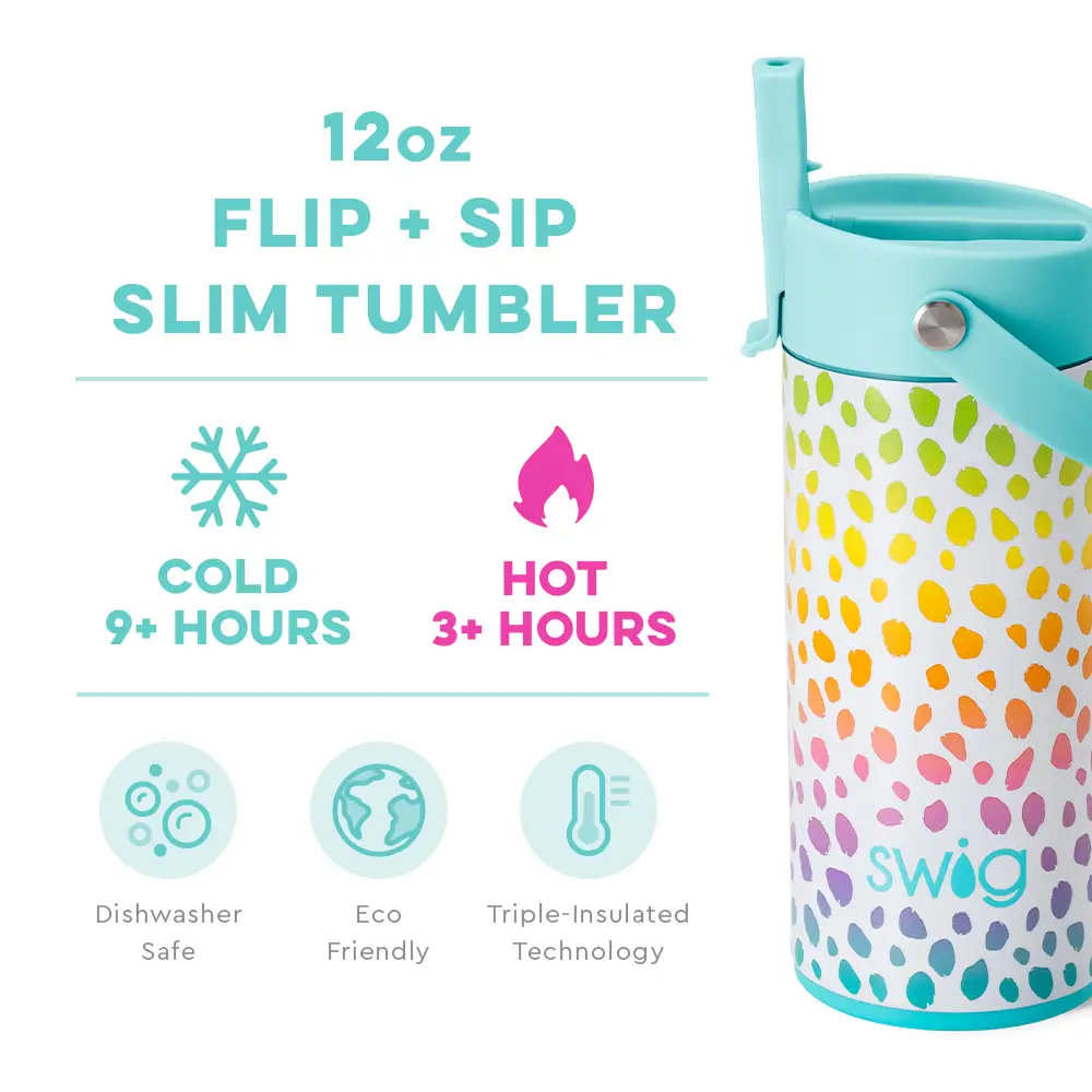 Swig - Wild Child Flip + Sip Slim Tumbler (12oz) - Image 2