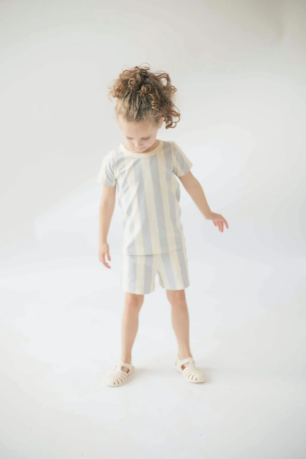Blue Stripes T-Shirt Set - Image 2