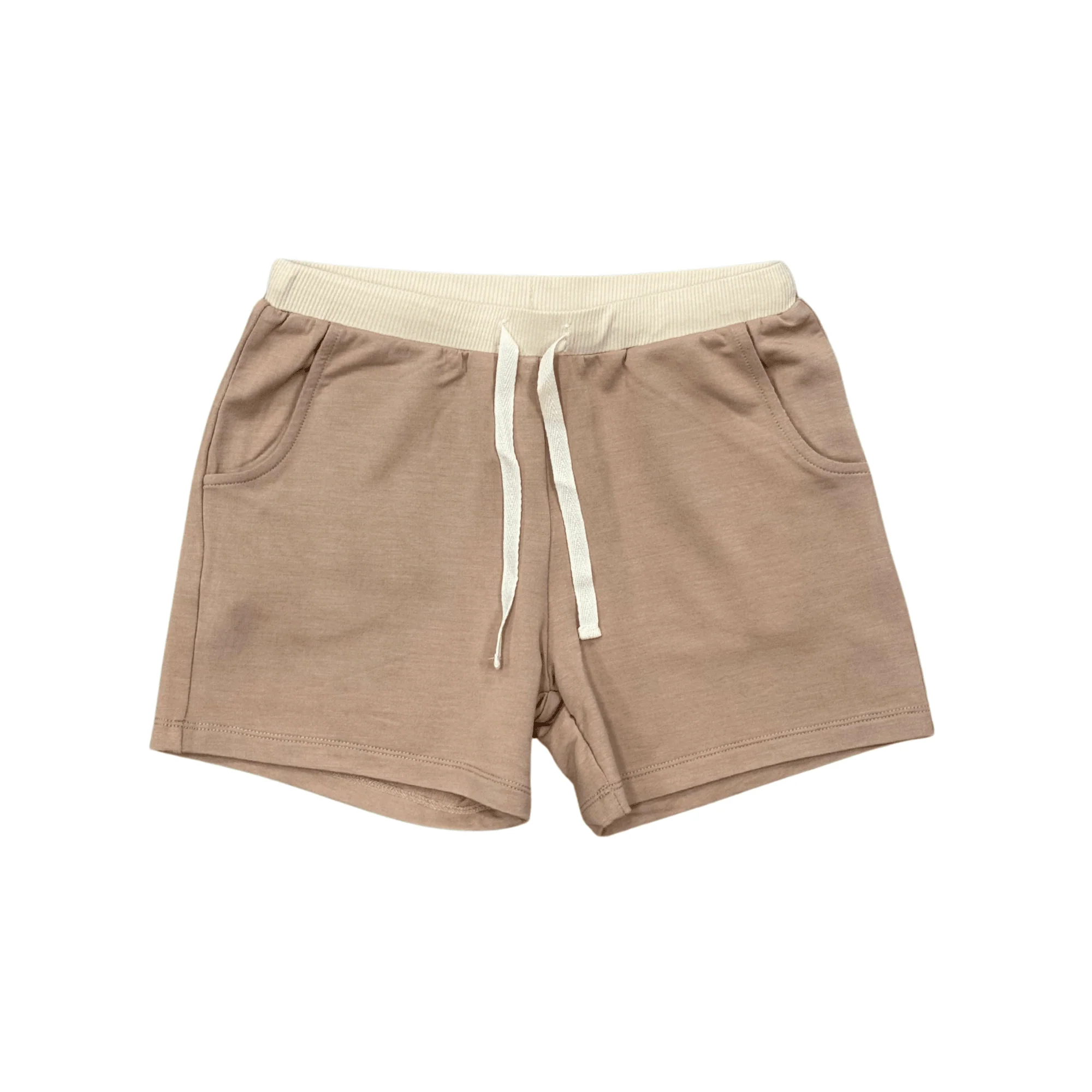 Taupe Boys Terry Sweatshorts