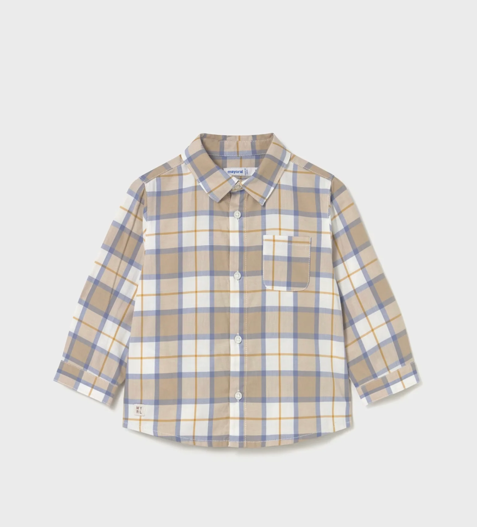 Taupe Plaid Shirt