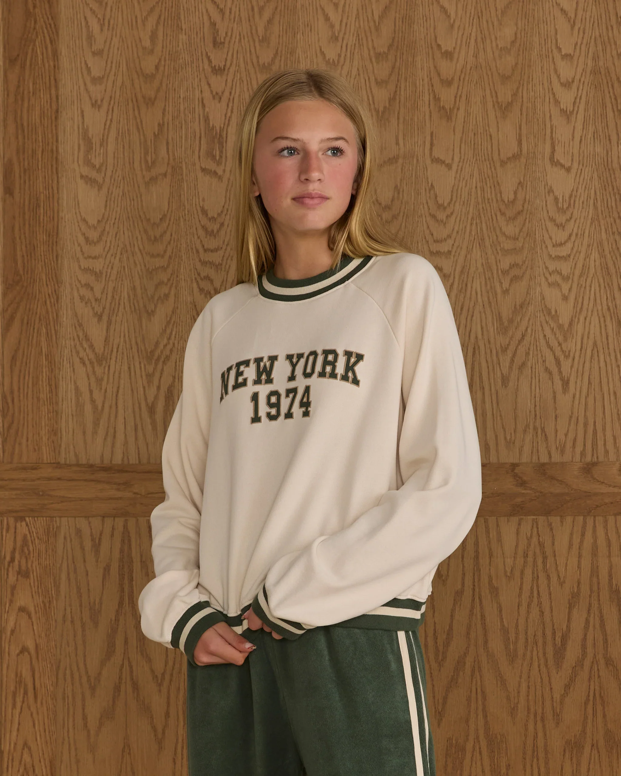 Teen New York Oversized Raglan Sweatshirt - Image 2