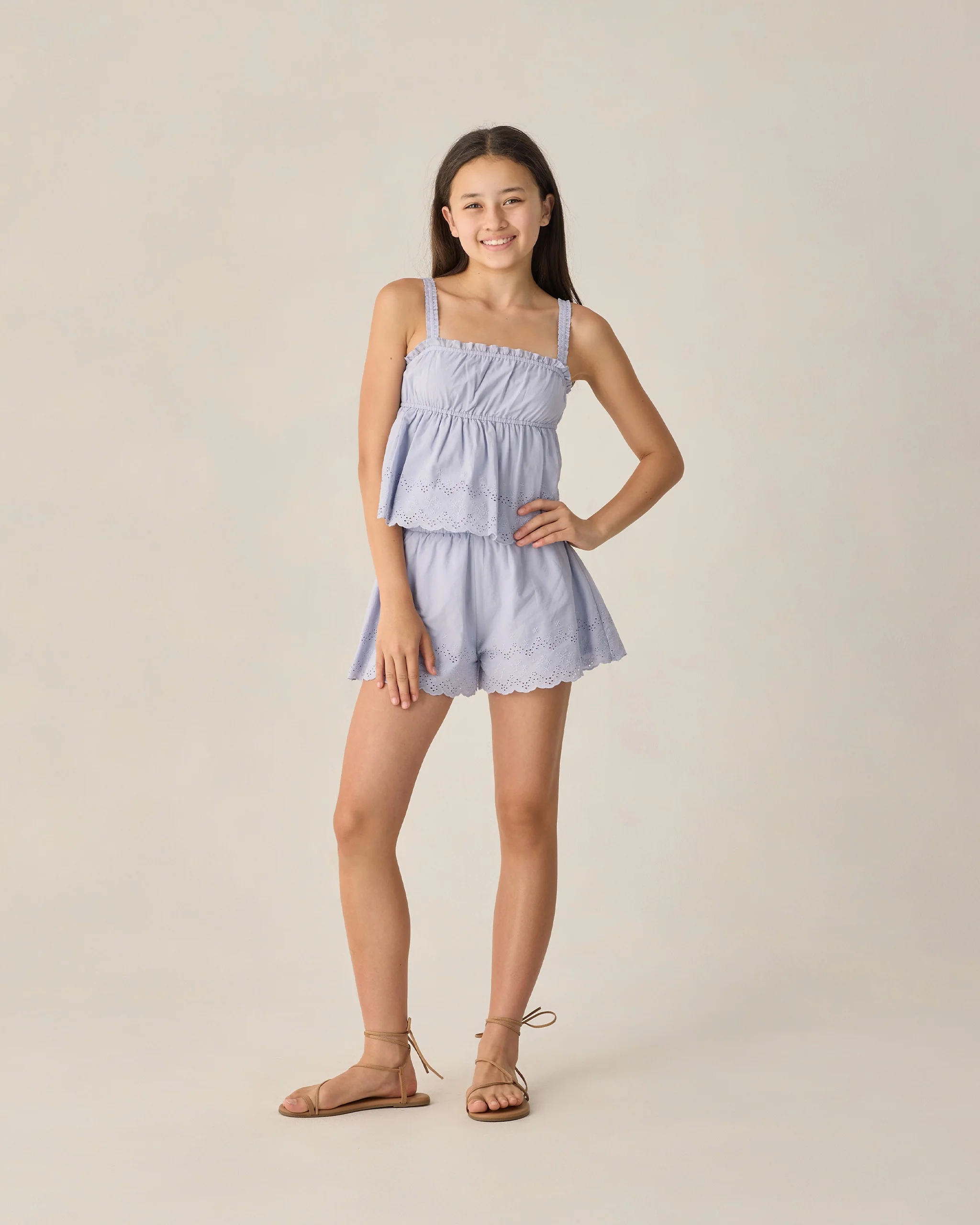 Teen Periwinkle Remi Shorts - Image 4