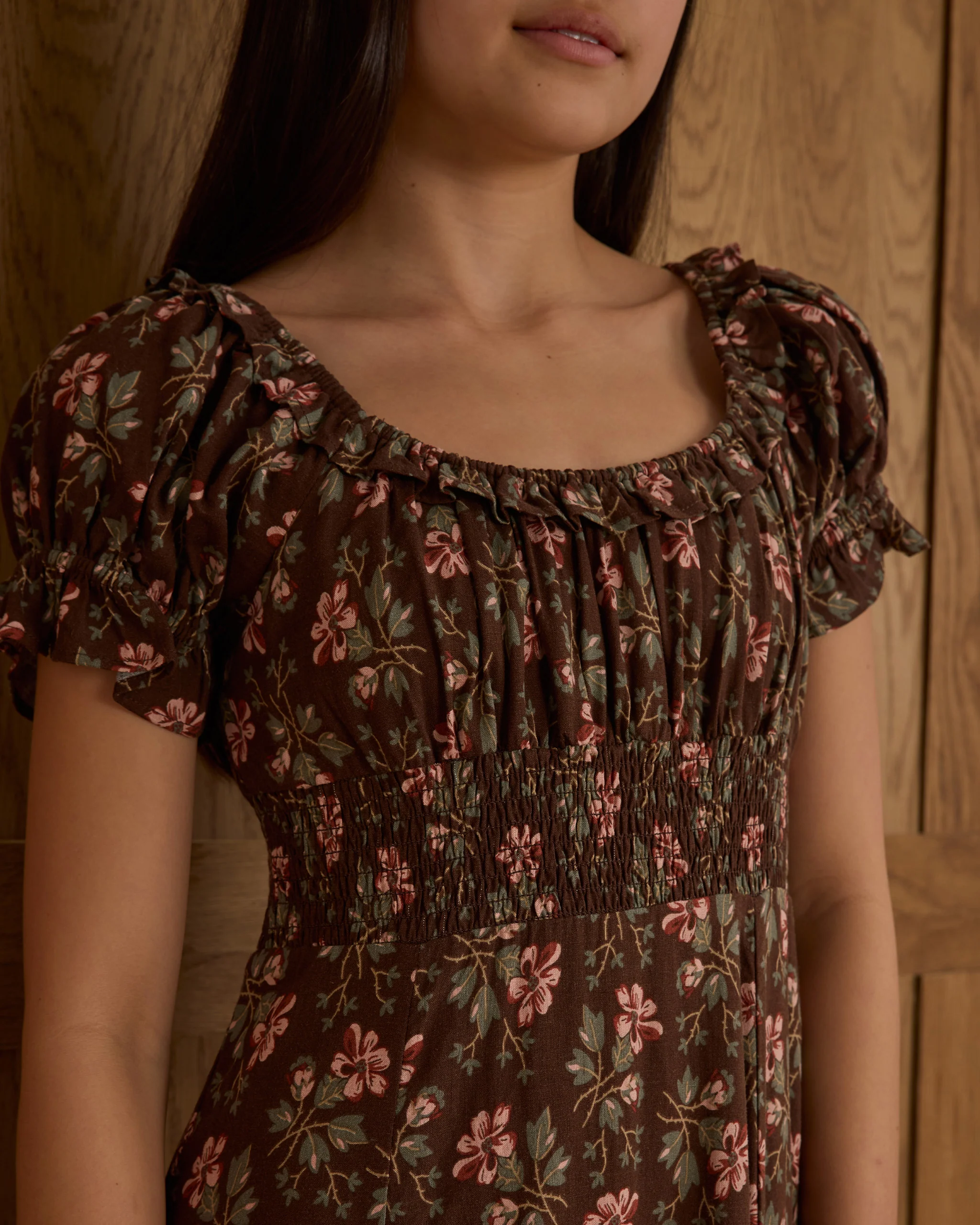Teen Winter Floral Lana Dress - Image 3