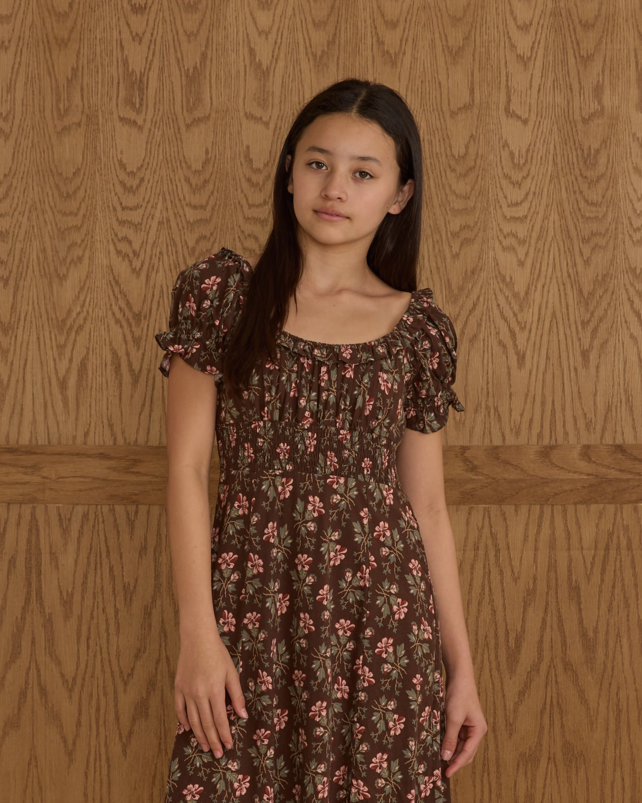 Teen Winter Floral Lana Dress - Image 4