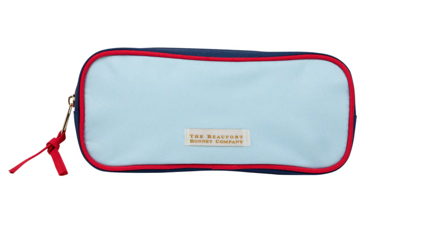 The Beaufort Bonnet Company - Buckhead Blue Peyton Pencil Pouch