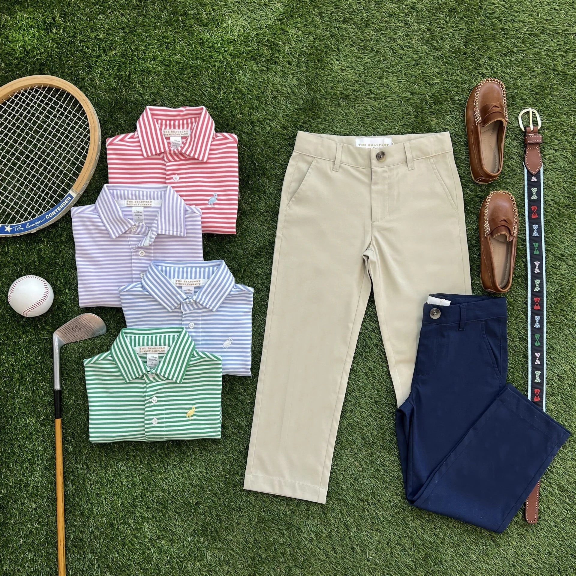 The Beaufort Bonnet Company - Keeneland Khaki Prepletic Prep School Pant - Image 3