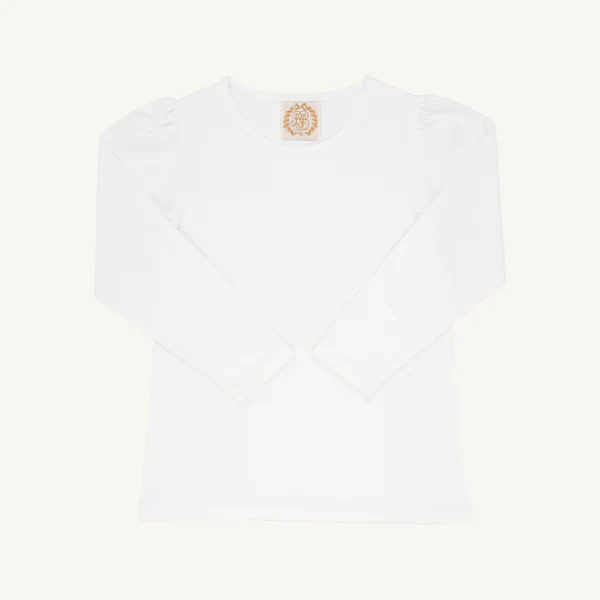 The Beaufort Bonnet Company - Long Sleeve Penny's Play Shirt & Onesie Worth Avenue White - Image 2