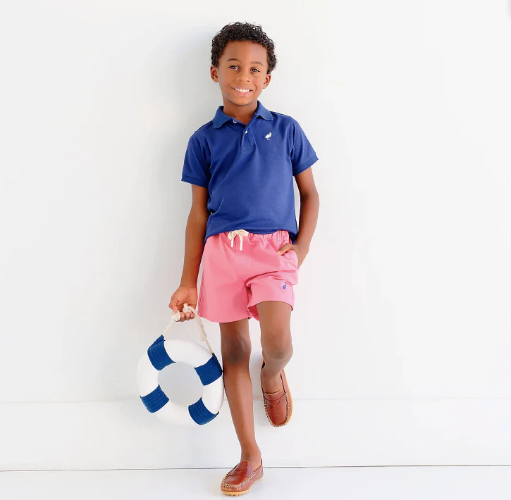 The Beaufort Bonnet Company - Nantucket Navy Prim and Proper Polo SS-Pima - Image 3