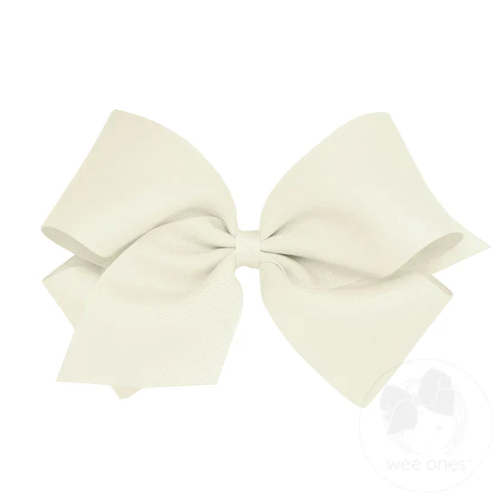 Classic Grosgrain Girls Hair Bow (Plain Wrap) - Image 11
