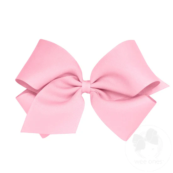 Classic Grosgrain Girls Hair Bow (Plain Wrap) - Image 7