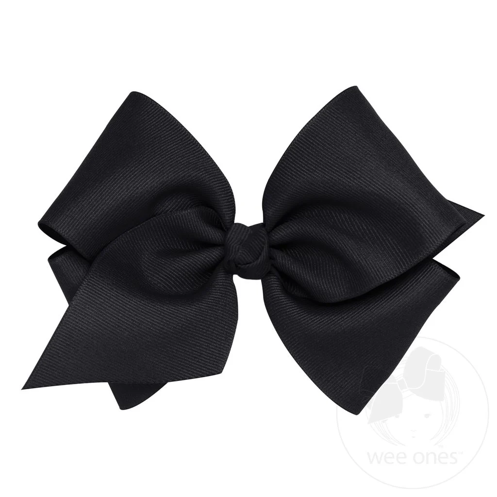 Mini King Classic Grosgrain Hair Bow (Knot Wrap) - Image 15
