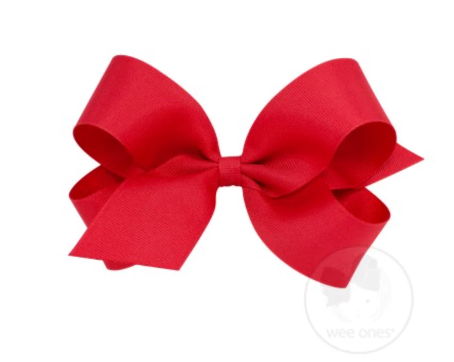 Wee Ones - Large Classic Grosgrain Hair Bow (Plain Wrap) - Image 22