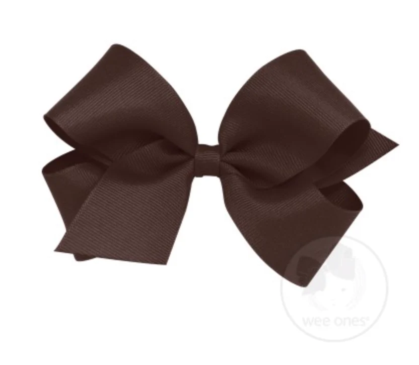 Wee Ones - Medium Classic Grosgrain Hair Bow (Plain Wrap) - Image 13