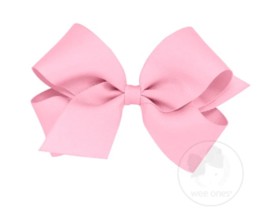 Wee Ones - Medium Classic Grosgrain Hair Bow (Plain Wrap) - Image 15