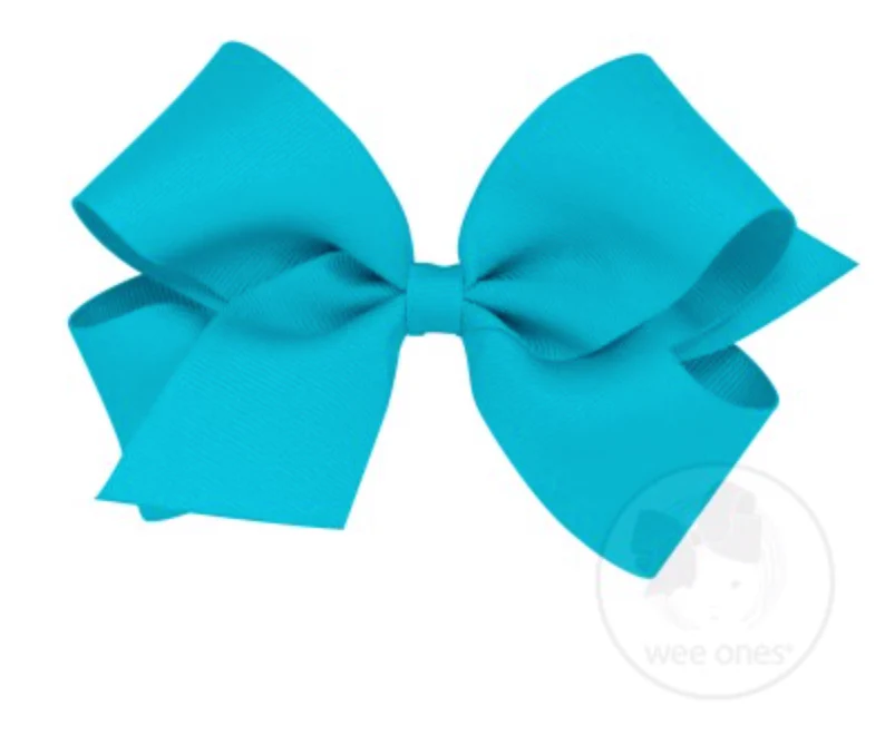 Wee Ones - Medium Classic Grosgrain Hair Bow (Plain Wrap) - Image 16