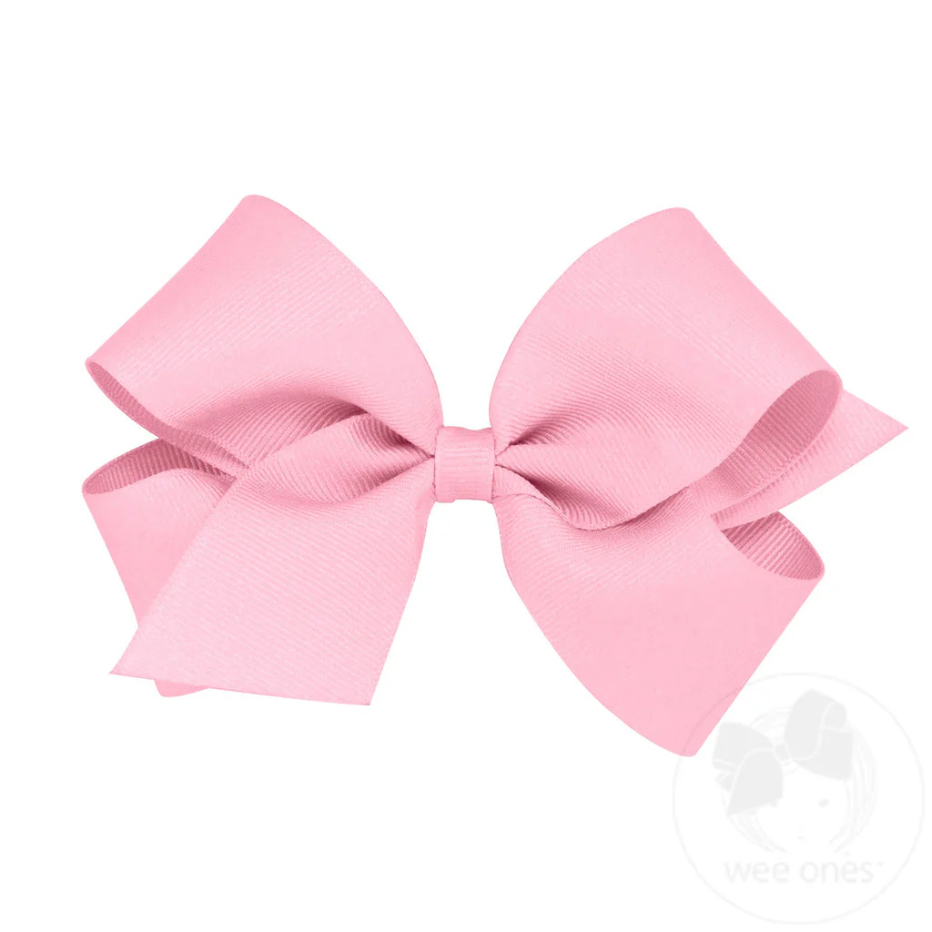 Wee Ones - Medium Classic Grosgrain Hair Bow (Plain Wrap) - Image 22