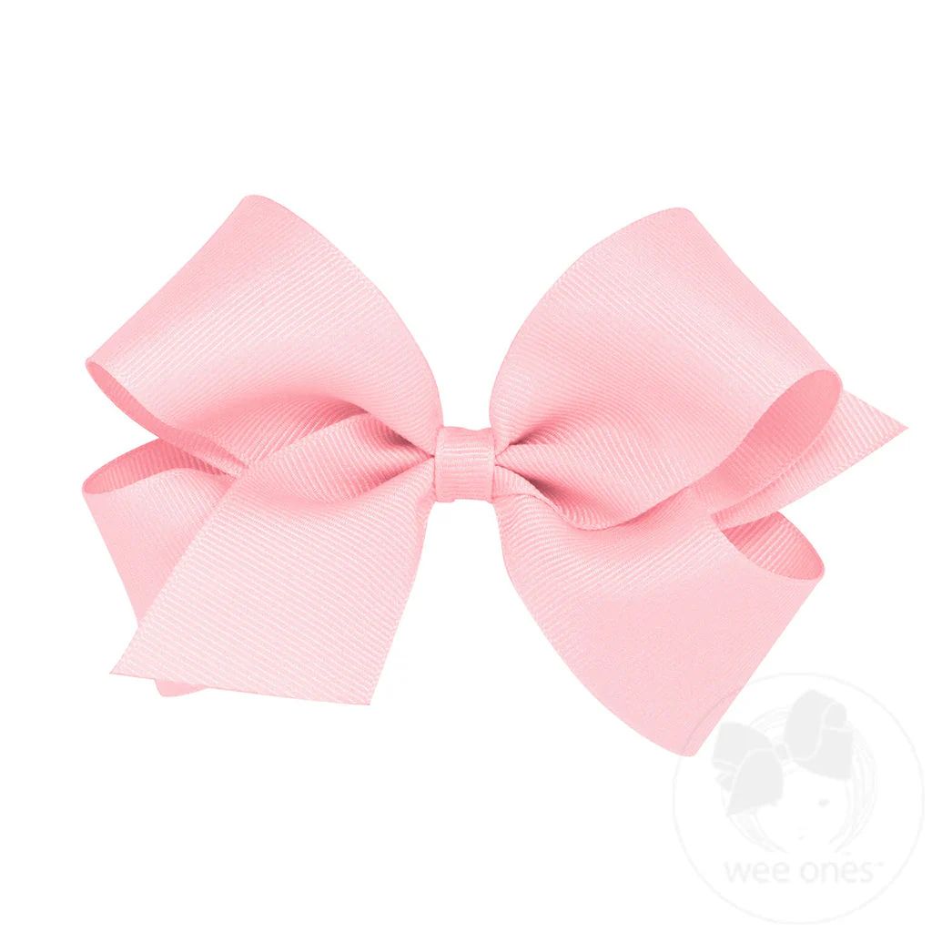 Wee Ones - Medium Classic Grosgrain Hair Bow (Plain Wrap) - Image 23