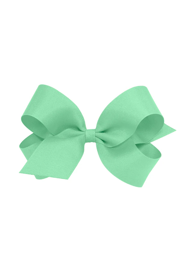 Wee Ones - Medium Classic Grosgrain Hair Bow (Plain Wrap) - Image 6