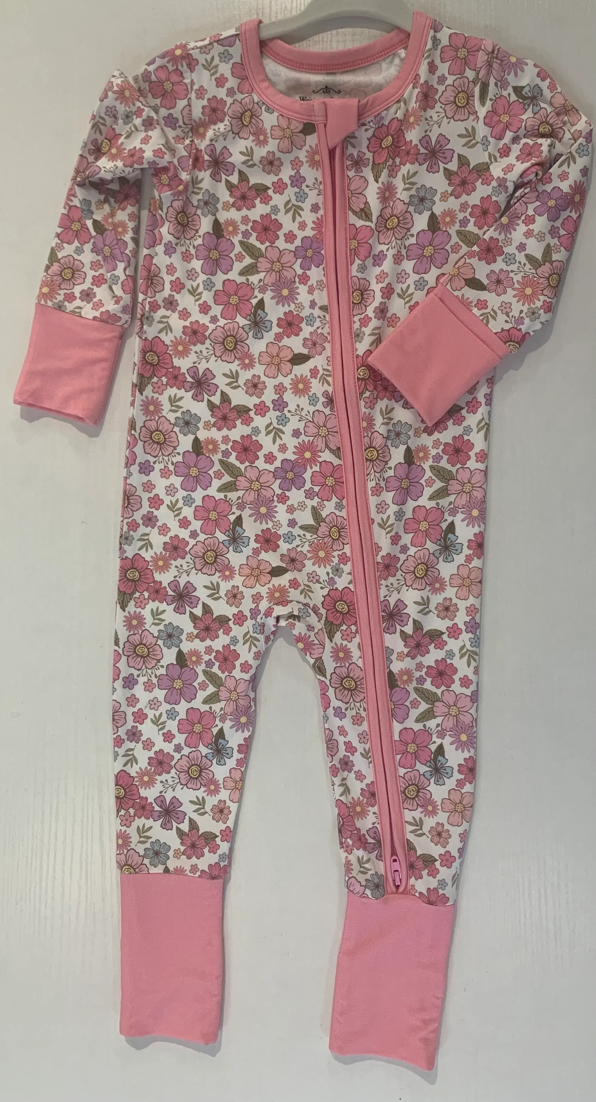 Weisinger Designs - Pink Paisley Converter Romper - Image 2