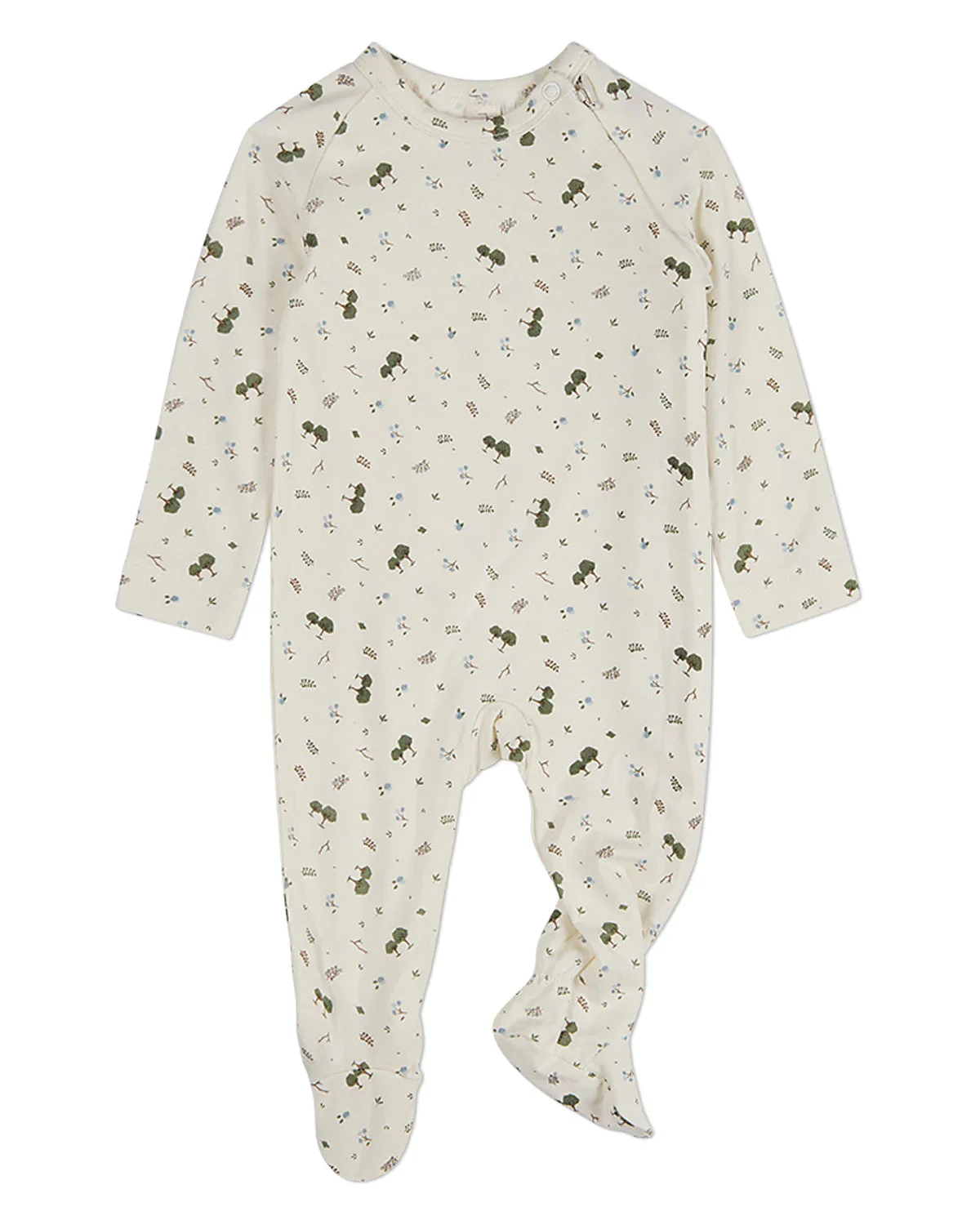 Whimsical Foliage Footie