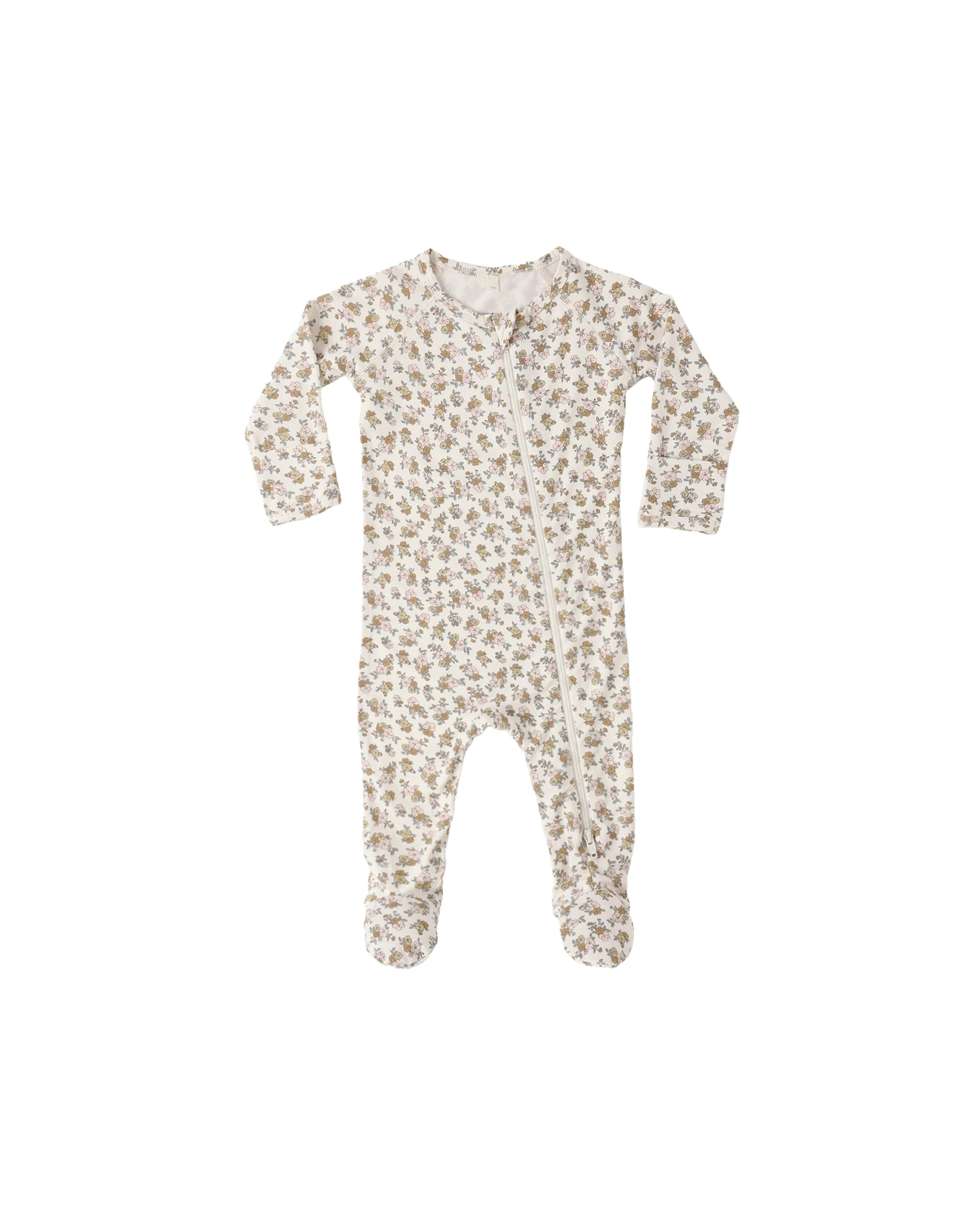 Wildflower Bamboo Zip Footie