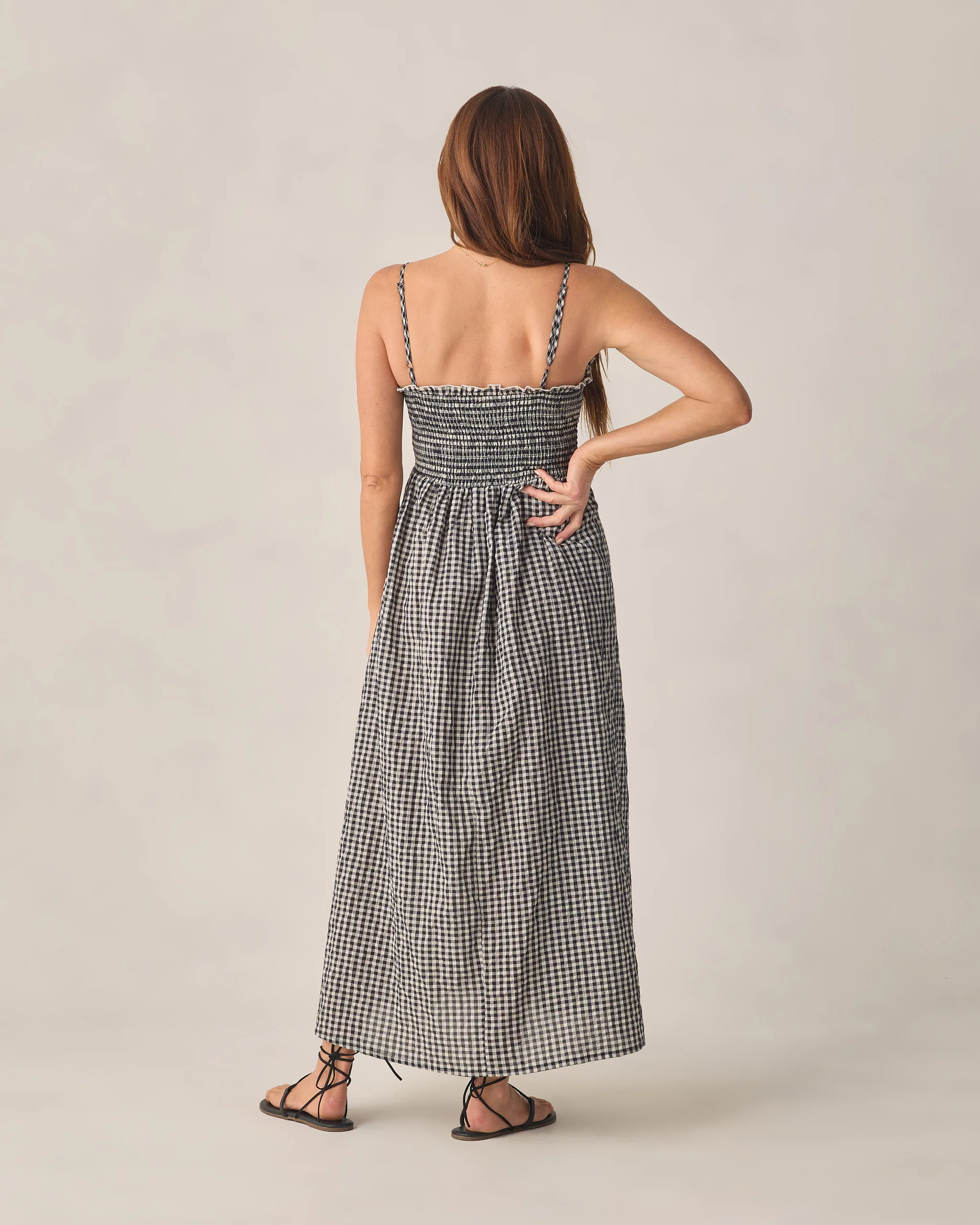 Women's Black Check Chrissy Dress - Image 2