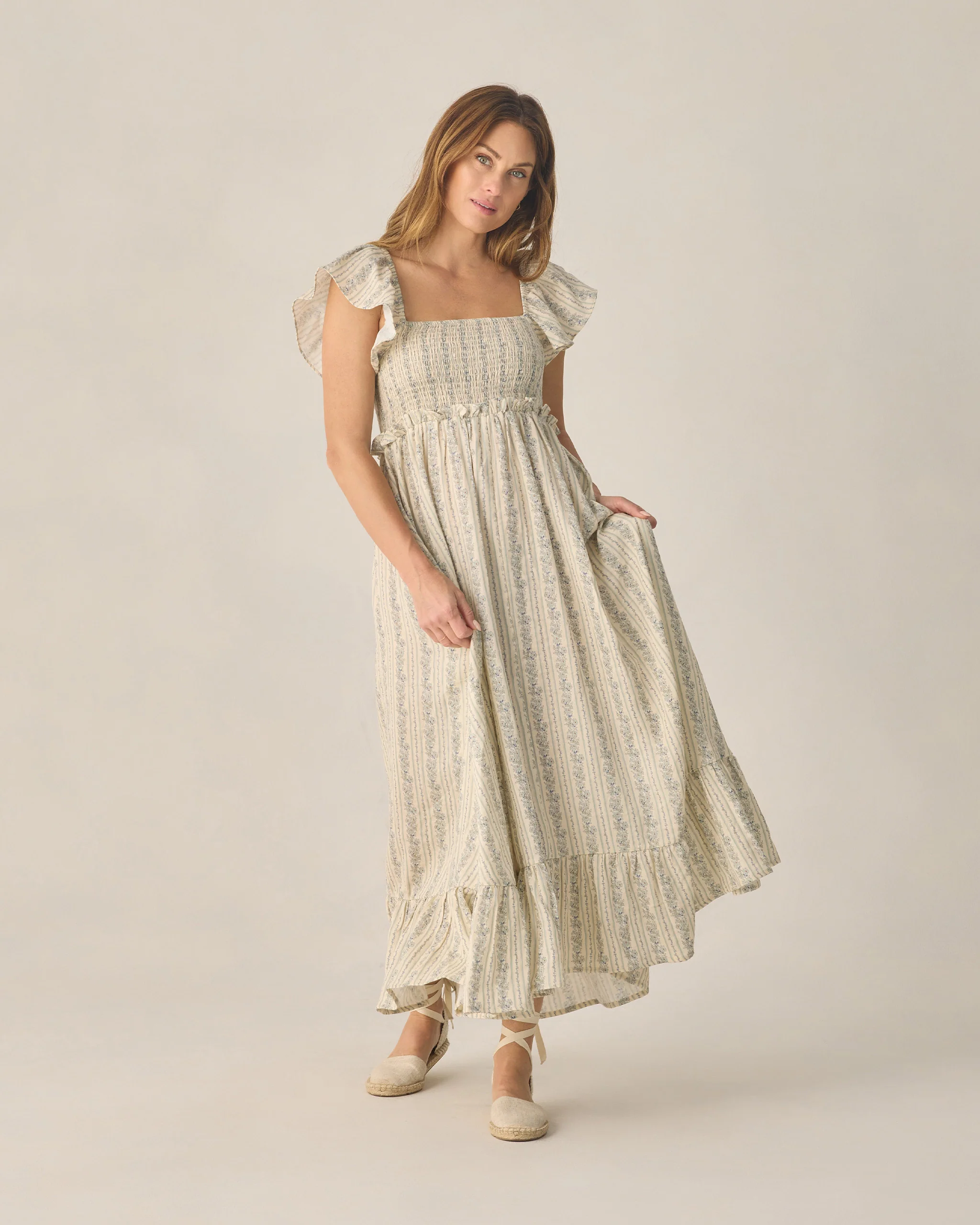 Women's Blue Floral Francesca Dress