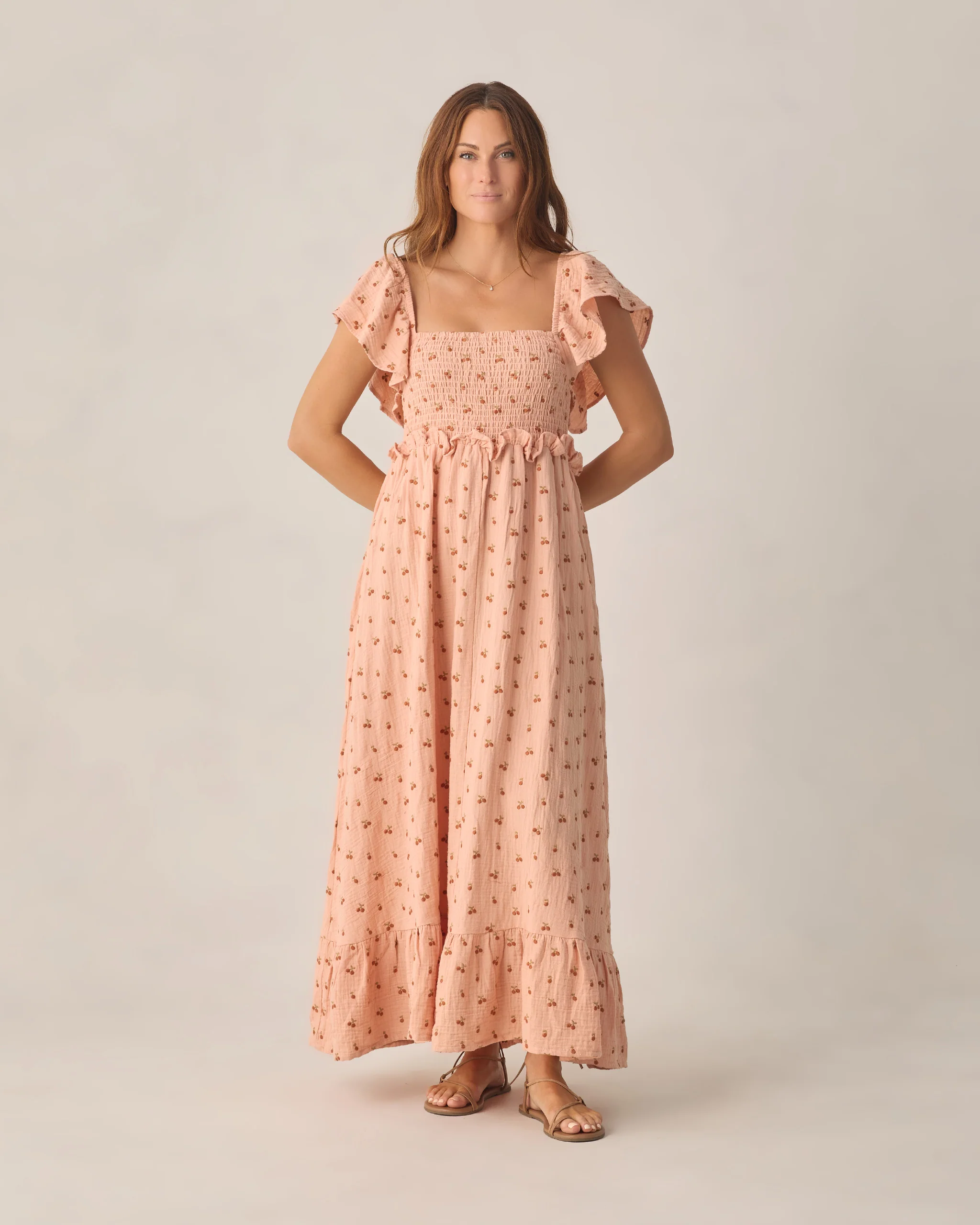 Women's Cherry Embroidery Francesca Dress