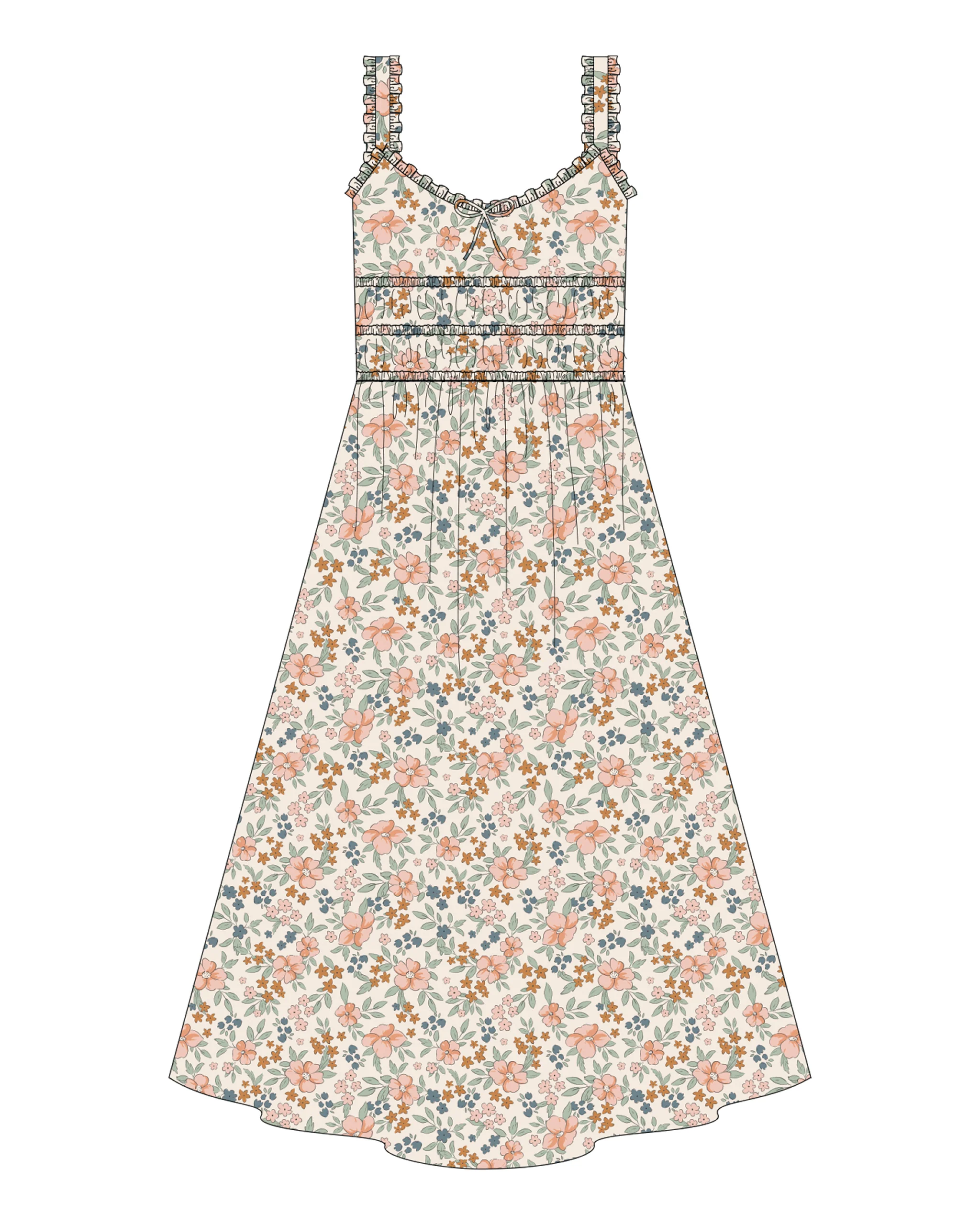 Women's Flower Field Jane Dress
