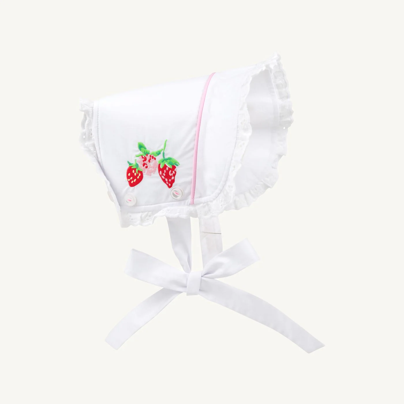 Worth Ave White/Pier Party Pink/Strawberry Catesby Country Club Bonnet