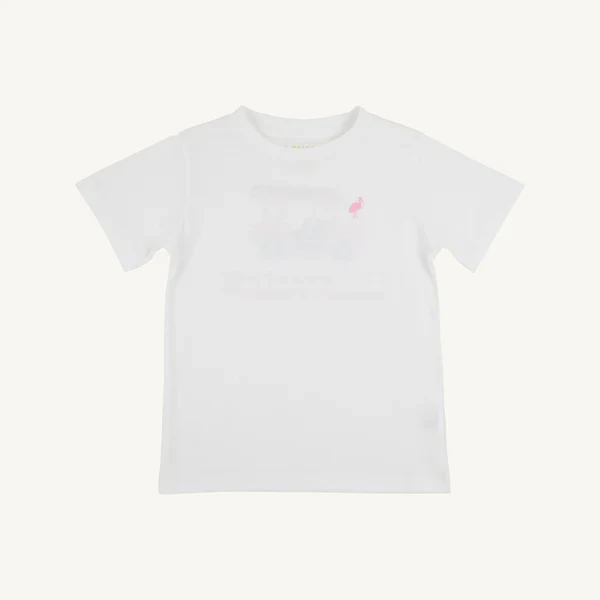 Worth Avenue White with Golf Cart Sir Proper's T-Shirt - Image 2