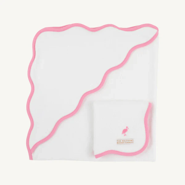 Worth Avenue White with Hamptons Hot Pink Rub a Dub Gift Set